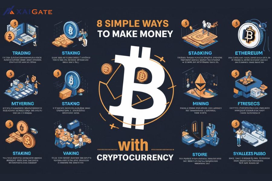 How to make money with cryptocurrency- 8 simple ways?
